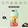 2024 Nuevo Licuadora Portátil con Pantalla Digital, Copa de Viaje Multifuncional para Shakes & Smoothies, Diseño Compacto, Blend