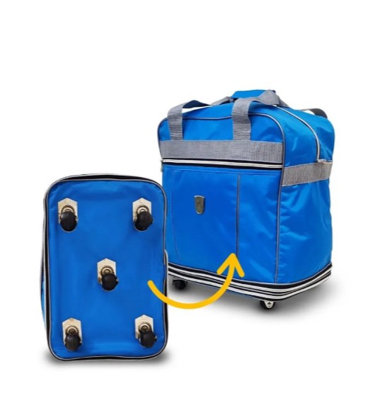 Maletín de Mano Rodante y Expandible 24? McCarthy Unisex Azul