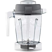Contenedores de copoliéster Tritan Vitamix 15255 con cuchilla y tapa húmedas, transparentes 48 oz