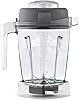Contenedores de copoliéster Tritan Vitamix 15255 con cuchilla y tapa húmedas, transparentes 48 oz