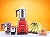 TABAKH Indian Mixer Grinder | 3 frascos de acero inoxidable | 650 vatios | 110 voltios | Rojo