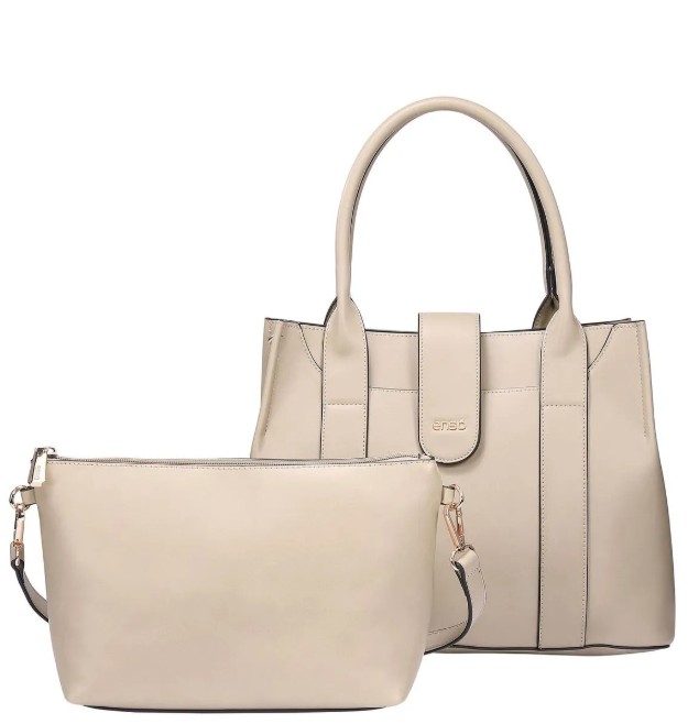 Bolsa Tote en Set Enso Mujer EB244224TTBE Beige