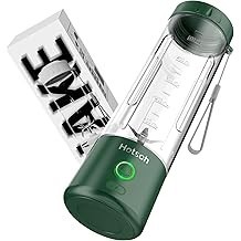 Portable Blender USB Rechargeable, Hotsch Personal Size Blender for Shakes and Smoothies, Strong Cutting Power with Six Blades, 