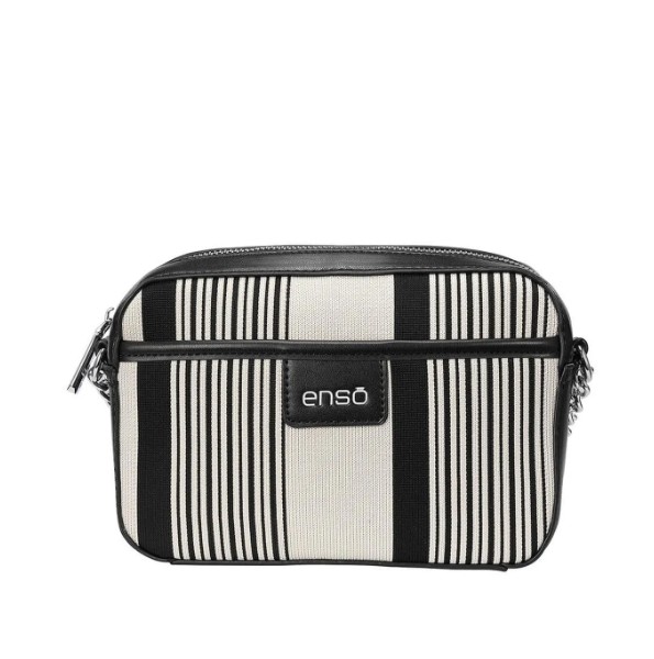 Bolsa Crossbody Enso Mujer EB243312CBBE Negro/Beige