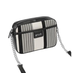 Bolsa Crossbody Enso Mujer EB243312CBBE Negro/Beige