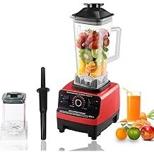 Licuadora de alimentos 2 en 1 para cocina, potente licuadora de encimera profesional de 1500 vatios, procesador de licuadora com