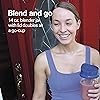 Hamilton Beach Personal Smoothie Blender con 14 Oz Travel Cup, Potente Rendimiento de Mezcla