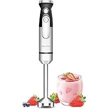 Amateys Immersion Blender,700W Handheld Blender with Heavy Copper Motor,Infinitely Variable Speeds Stick Kitchen Blender,Detacha