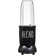 Rae Dunn Personal Blender 600W | 24oz Capacity | BPA-Free Jar | Crushes Ice | Leak-Proof | Anti-Slip Feet | Dishwasher Safe, Cre