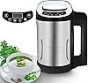 Sopa 1.6 L, Sopa suave multifuncional 4 en 1 y Sopa gruesa con panel de control LCD, Sopa caliente eléctrica de acero inoxidable