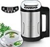 Sopa 1.6 L, Sopa suave multifuncional 4 en 1 y Sopa gruesa con panel de control LCD, Sopa caliente eléctrica de acero inoxidable