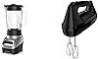 Licuadora multifunción PowerCrush BLACK + DECKER con frasco de vidrio de 6 tazas, configuración de 4 velocidades, mezclador de m