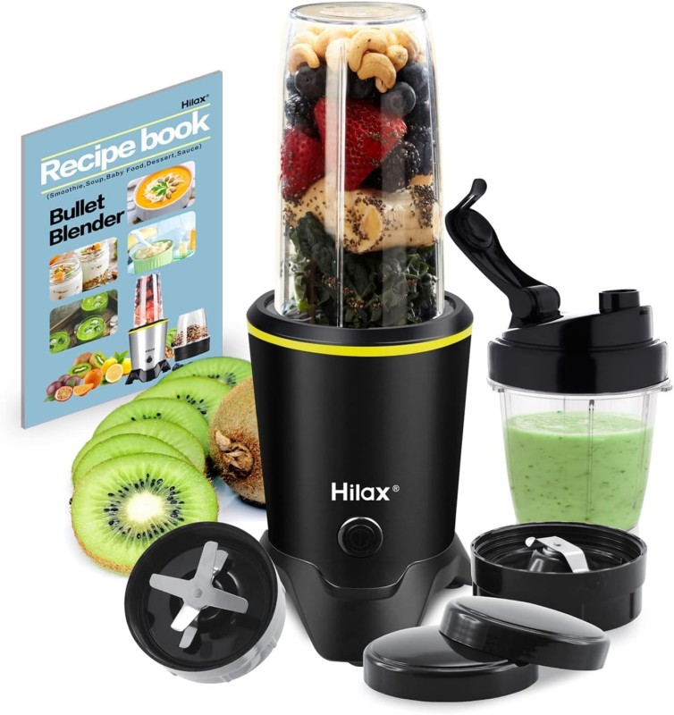 Hilax Blenders, 1200W Bullet Personal Blenders for Shakes and Smoothies, Nutri Countertop High Speed Blender and Small Coffee Gr