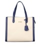 Bolsa Tote Enso Soleil Chic Mujer EB2432TTBL13 Beige/Azul Marino