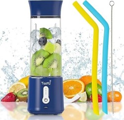 Portable blender Cup, TastLi Personal Smoothie Blender for Shakes and Smoothies, with 17 oz Blender Bottles, Cordless, USB Recha