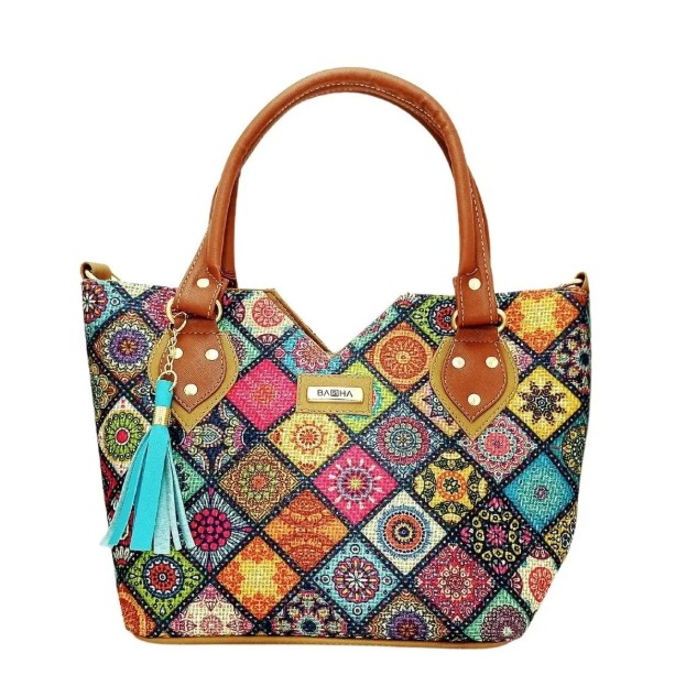 Bolsa Tote Zvezda Sandy Bambu BB-SAN Casual Para Mujer Multicolor Sandy Bambu
