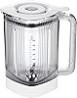 ZWILLING Enfinigy Jarra de licuadora eléctrica de 60 oz con cuchilla cruzada y tapa de vacío - Blanco