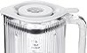 ZWILLING Enfinigy Jarra de licuadora eléctrica de 60 oz con cuchilla cruzada y tapa de vacío - Blanco