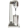 110V 100W Single Head Stainless Steel Milk Shaker Commercial Milkshake Maker Blender Milk Shaking Machine 23000rpm/Min Sliver(15
