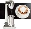 110V 100W Single Head Stainless Steel Milk Shaker Commercial Milkshake Maker Blender Milk Shaking Machine 23000rpm/Min Sliver(15