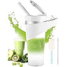 COKUNST Licuadora Portátil para Batidos y Batidos, Blender Personal USB Recargable 16oz Libre de BPA Portátil, Potentes Botellas