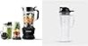 nutribullet Full-Size Blender Combo 1200W –Matte Black & 24 oz Travel Cup with To-Go Lid, Clear/Black,1 Count (Pack of 1)