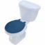 ASIENTO REDONDO DE PLASTICO AZUL ADRIATICO BEMIS