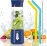 Mezcladora Portátil Taza, TastLi Personal Smoothie Blender para Batidos y Batidos, con Botellas Blender de 17 oz, Inalámbrica, U