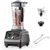 Biolomix Professional Blender, 2200W 3 Automatic Program Blender For Kitchen,2L capacity with 600ML Portable Bottle,Smoothie Ble