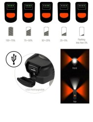 LAMPARA MAGICSHINE EAGLE 700 LUMENS RECARGABLE