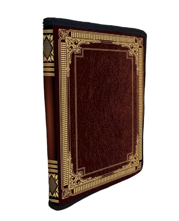 Funda Porta Libros de Tela Libro Antiguo