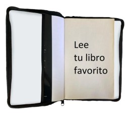 Funda Porta Libros de Tela Flores Tenango