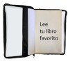 Funda Porta Libros de Tela Flores Tenango