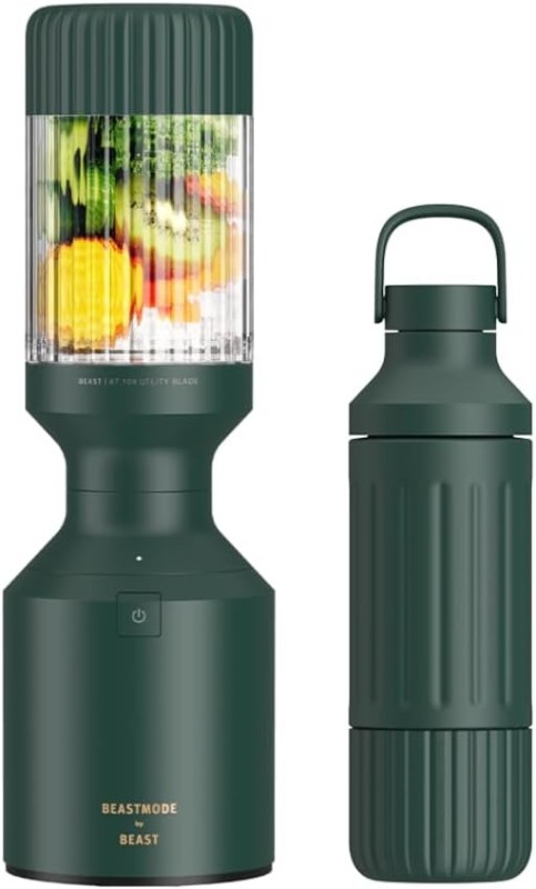 Beastmode by Beast Health Blender | Beast Health x Marshawn Lynch | Batidos y batidos de mezcla, botella de acero inoxidable, 12