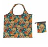 Bolsa Plegable de Tela Calaveras y Flores