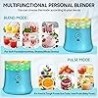 Licuadora portátil, licuadora personal para batidos y batidos Botellas de licuadora de 20 oz con 6 cuchillas afiladas Licuadora 