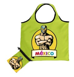 Bolsa Plegable de Tela Luchador Máscara México