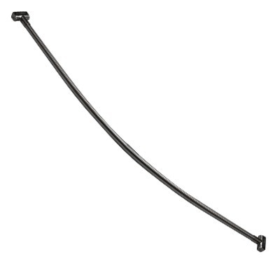 CORTINERO PARA BAÑO CURVO NIQUELADO EZ-FLO