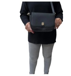 Bolsa Crossbody para Dama Tommy Hilfiger Black Piel