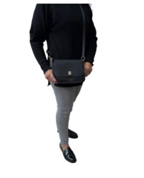 Bolsa Crossbody para Dama Tommy Hilfiger Black Piel