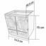 GABINETE PARA LAVABO 79 X 56 MDF ENCINO.