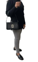 Bolsa Crossbody para Dama Karl Lagerfeld Stones Black