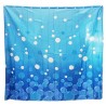 CORTINA PARA BAÑO 180X180cm AZUL BURBUJAS EURO SHOWERS
