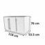 GABINETE P/LAVABO 1.20 X 56 COLOR CHOCOLATE.