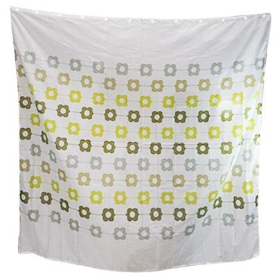 CORTINA PARA BAÑO 180X180cm FLOWER LINE EURO SHOWER