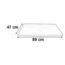 PLACA LAVABO NEON 89 X 47 HUESO