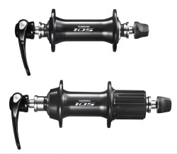 JUEGO DE MAZAS DELANTERA Y TRASERA 105 HB/FH-5800 32H 9/10V SHIMANO