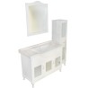 JUEGO DE MUEBLES PARA BAÑO ENCINO COLONIAL BLANCO ZD- 21721