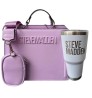 Bolsa Steve Madden Bevelyn Mauve + Termo Steve Madden White