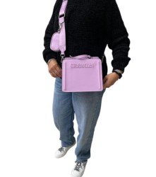 Bolsa Steve Madden Bevelyn Mauve + Termo Steve Madden White